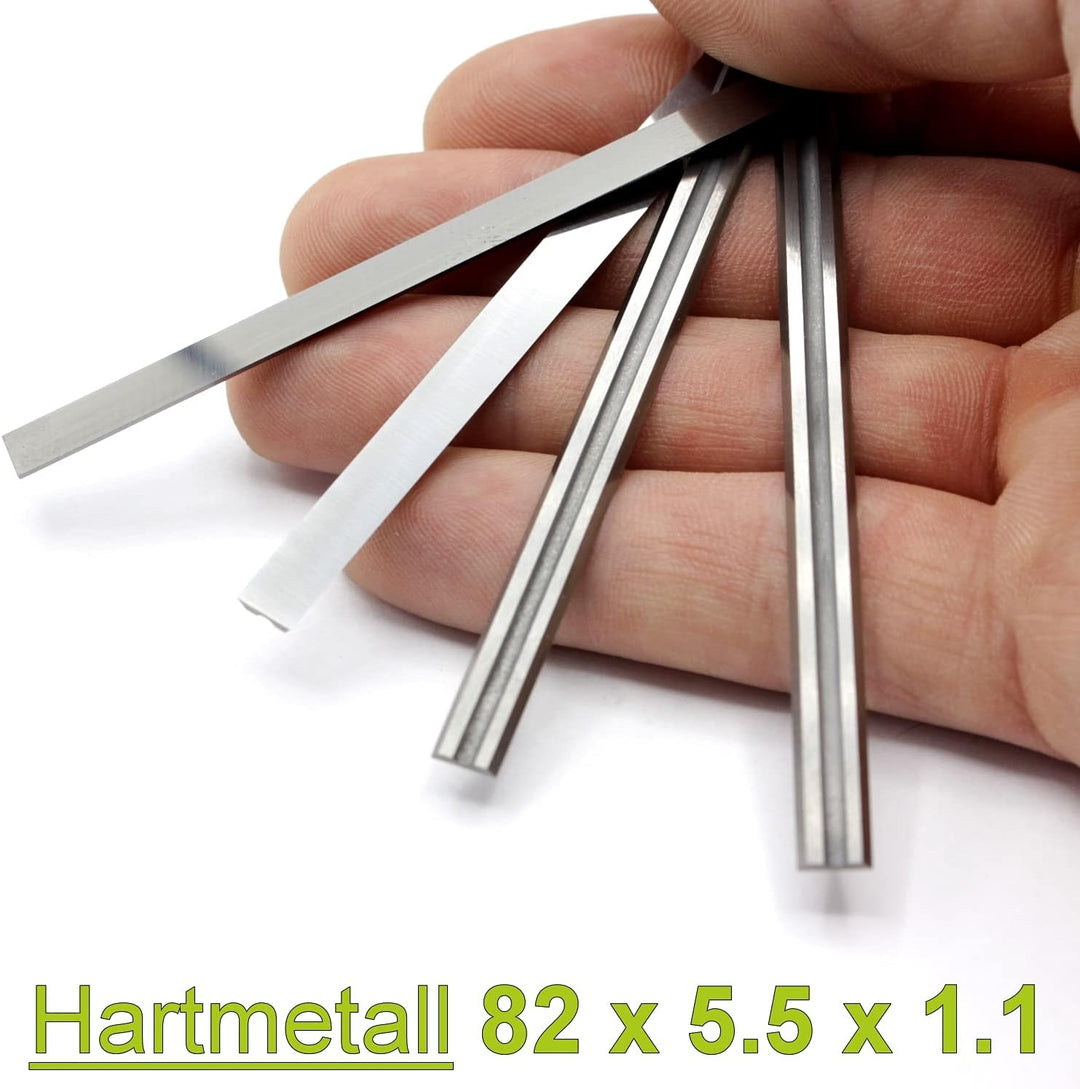 4 Stück HM Hartmetall Wendemesser/Hobelmesser für Elektro Hobel Skil 400W