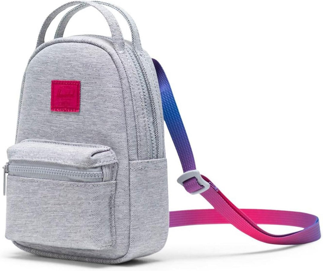 Herschel Nova Crossbody Light Grey Crosshatch Sunrise