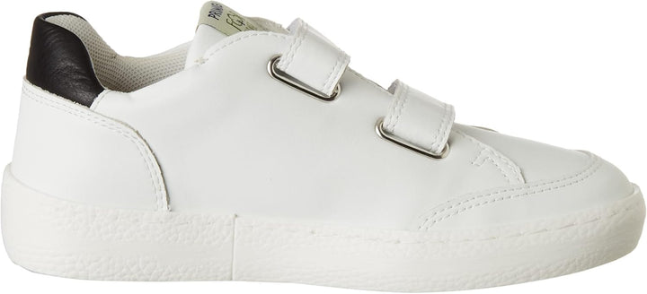 PRIMIGI Unisex Kinder Pun 19200 Sneaker 27 EU Bianco Nero, 27 EU Bianco Nero
