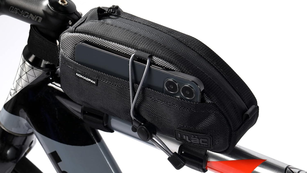 ULAC - Rahmentasche für Fahrrad Trekking PRO | wasserdichte Materialien | 21x10x6 cm | Reissverschlu