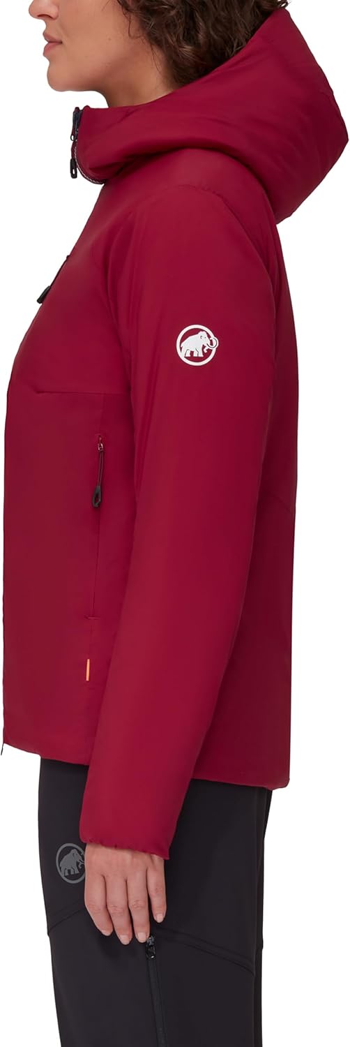 Mammut Damen Rime in Flex Hooded Jacket Women Isolationsjacke mit Kapuze S blood red, S blood red