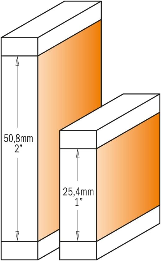 CMT Orange Tools 906.691.11b – Fräser mit Kugellager kürzen HW S 12 D 19 x 25,4 RH