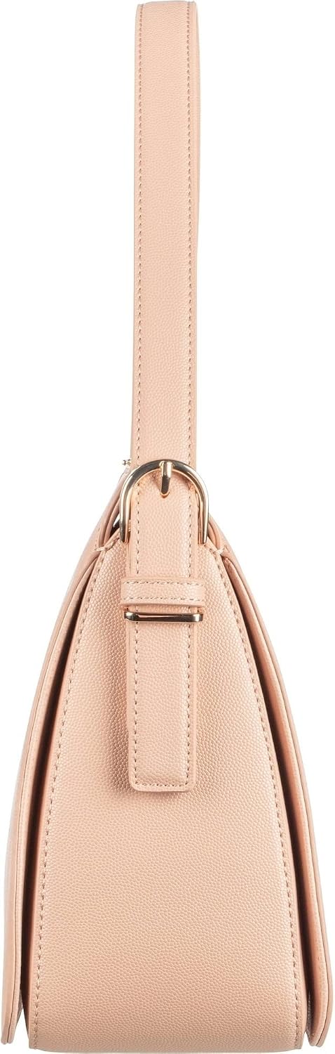 Tommy Hilfiger Damen Timeless TH Zeitlose Schultertasche, M Sandrift, Sandrift