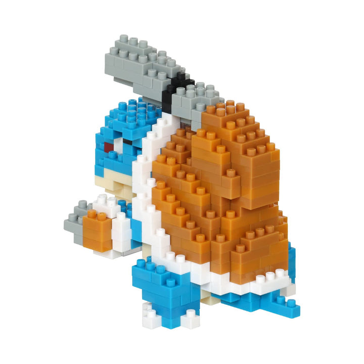 nanoblock Klemmbaustein Set Pokémon MEGA-Blastoise 250 Teile, Geschicklichkeitslevel 2, NBPM-093