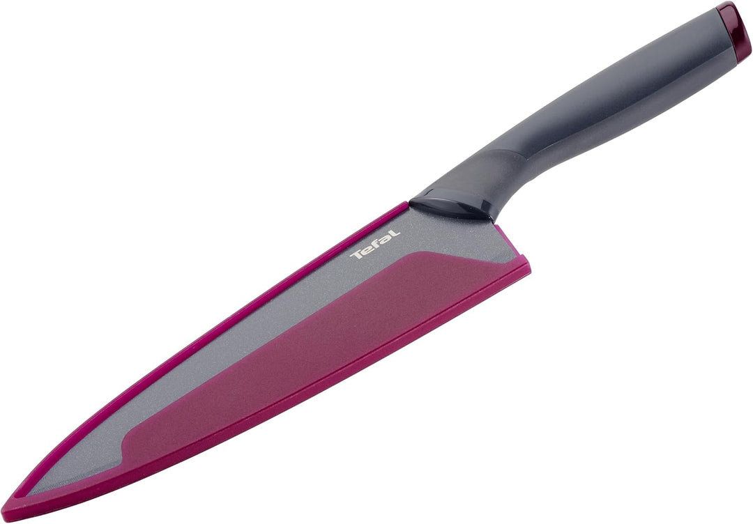 Tefal K12202 Fresh Kitchen Kochmesser 20 cm | Klinge aus Edelstahl mit titanverstärkter Antihaftbesc