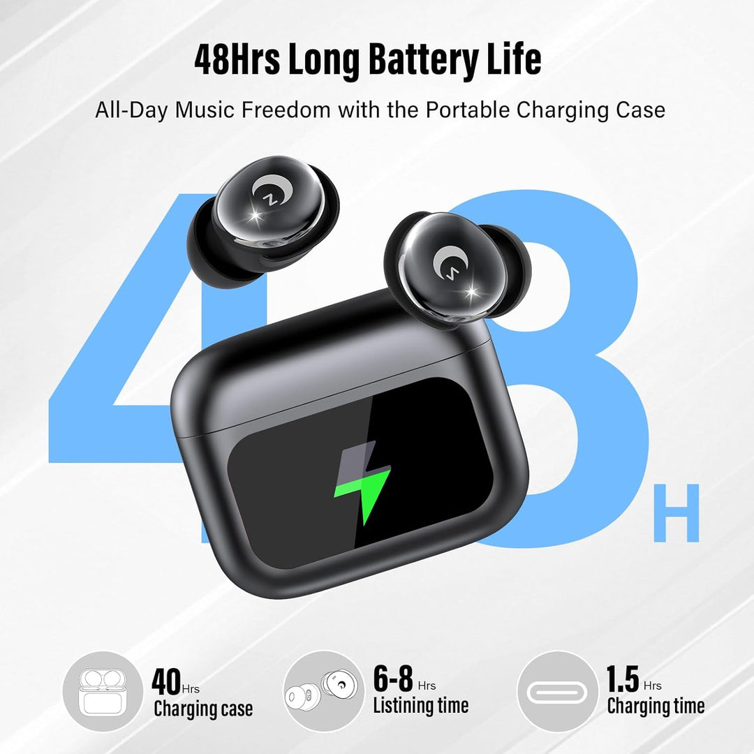 Bluetooth Kopfhörer, Mini 48 Std Schlafkopfhörer Bluetooth 5.4 mit Touchscreen, 2026 Neue in Ear Kop