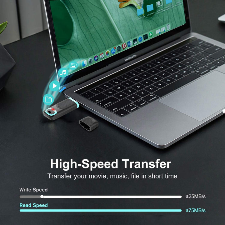 USB 3.0 Stick 64GB 5 Stück Set (bunt), Vansuny High-Speed USB 3.0 Speicherstick Flash Laufwerke Memo