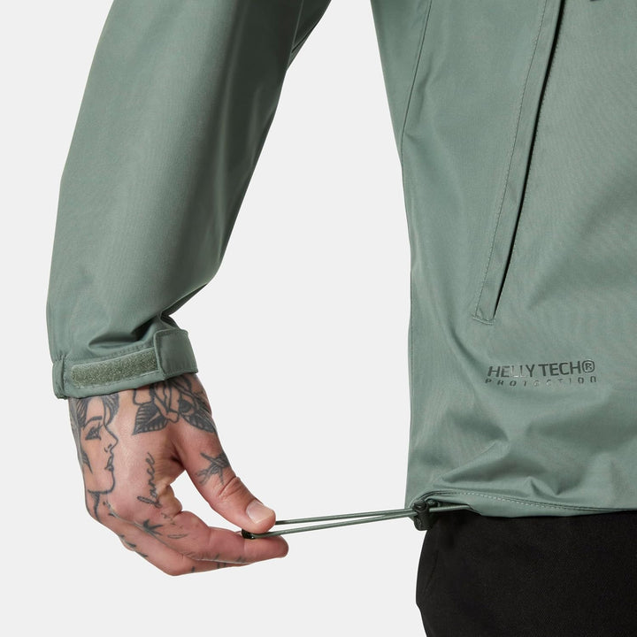 Helly Hansen Herren Ervik Wasserdichte Jacke S Grauer Kaktus, S Grauer Kaktus