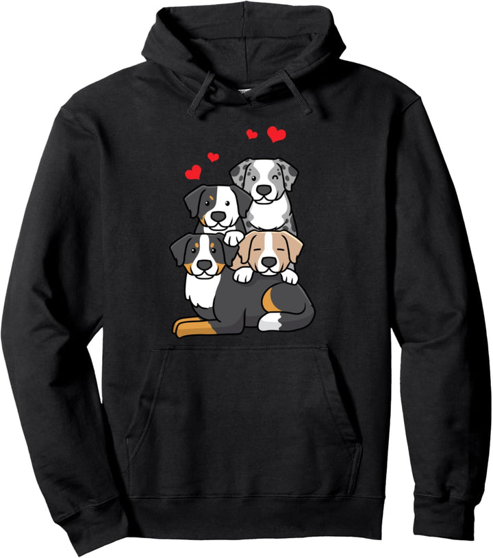 Berner Sennenhund Hund lustig Hundefan Bernedoodle Pullover Hoodie