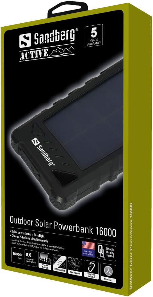 SANDBERG Outdoor Solar Powerbank 16000