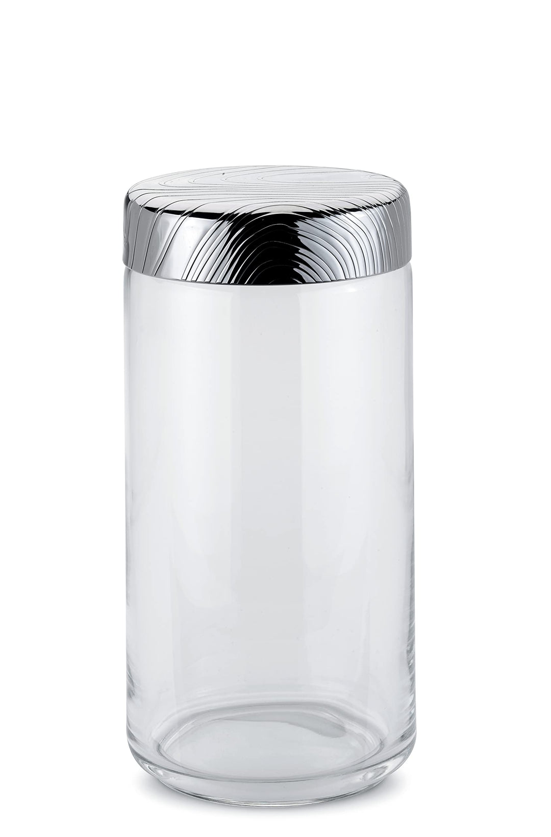 Alessi Veneer PU05/150 - Hermetische Dose aus der Küche von Design, aus Glas mit tragbarem 18/10-Sta