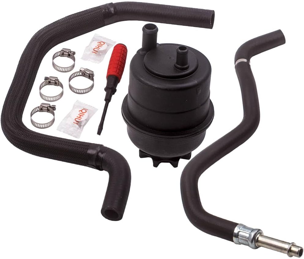 maXpeedingrods Power Steering Bottle Reservoir para E46/E60/E87/E90/E92 M10 M20