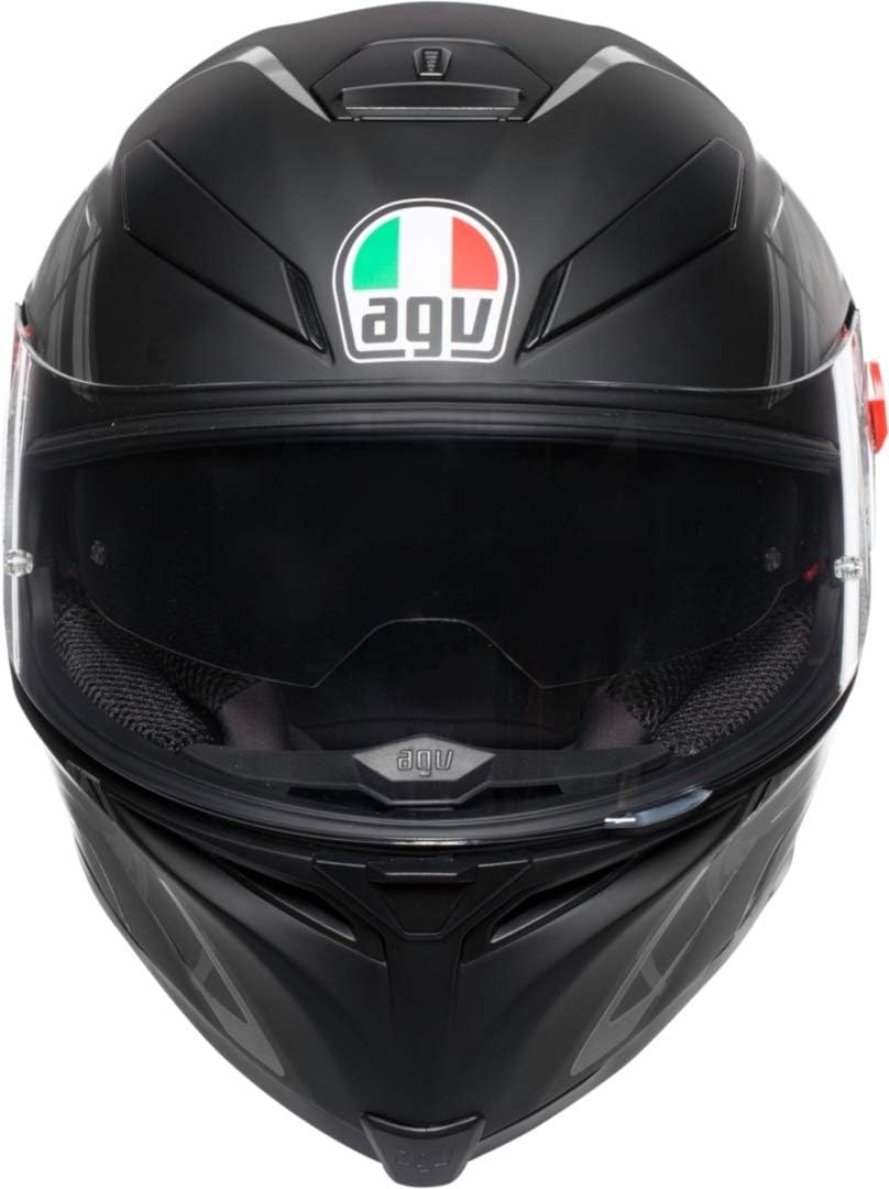 AGV Herren K5 S E2205 Multi Mplk Motorrad Helm XXL TORNADO MATT BLACK/SILBER, XXL TORNADO MATT BLACK