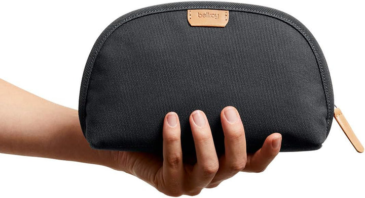 Bellroy Klassische Tasche, Leder und genähter Stoff (Stifte, Kabel, Make-up, persönliche Gegenstände