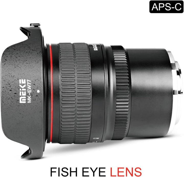 Meike Optics MK 8mm f3.5 Fisheye-Objektiv Ultra-Weitwinkel für Fuji