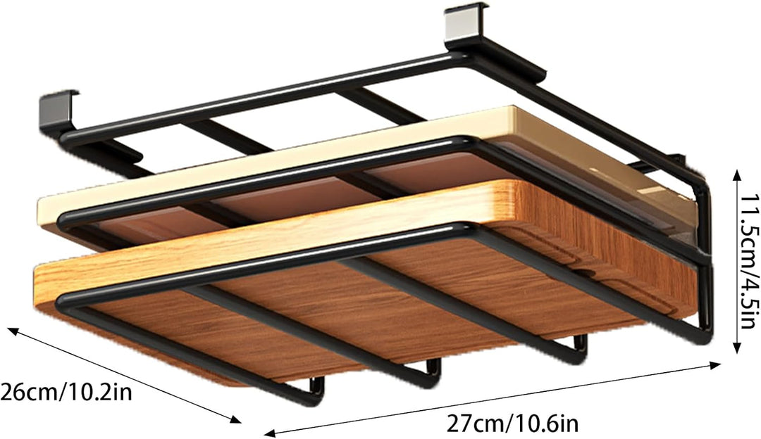 Unter Kabinettsschneidebretthalter - Unter den Sink Steckladeplatten stehen, Kitchen Rack Organizer