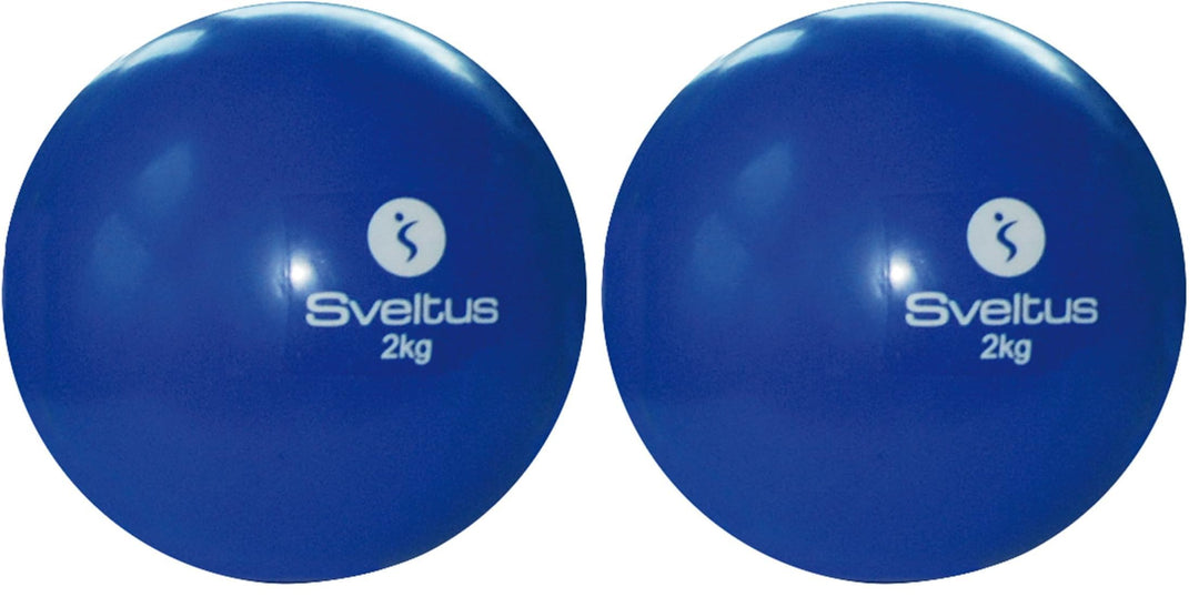 Balle lestée Sveltus 2kg Diamètre 12,5 cm (Packung mit 2), Diamètre 12,5 cm (Packung mit 2)