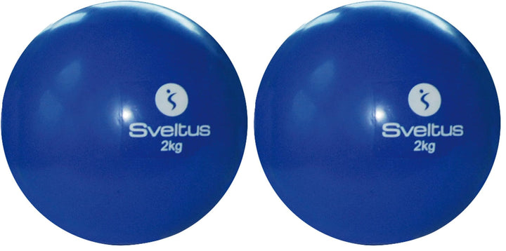 Balle lestée Sveltus 2kg Diamètre 12,5 cm (Packung mit 2), Diamètre 12,5 cm (Packung mit 2)