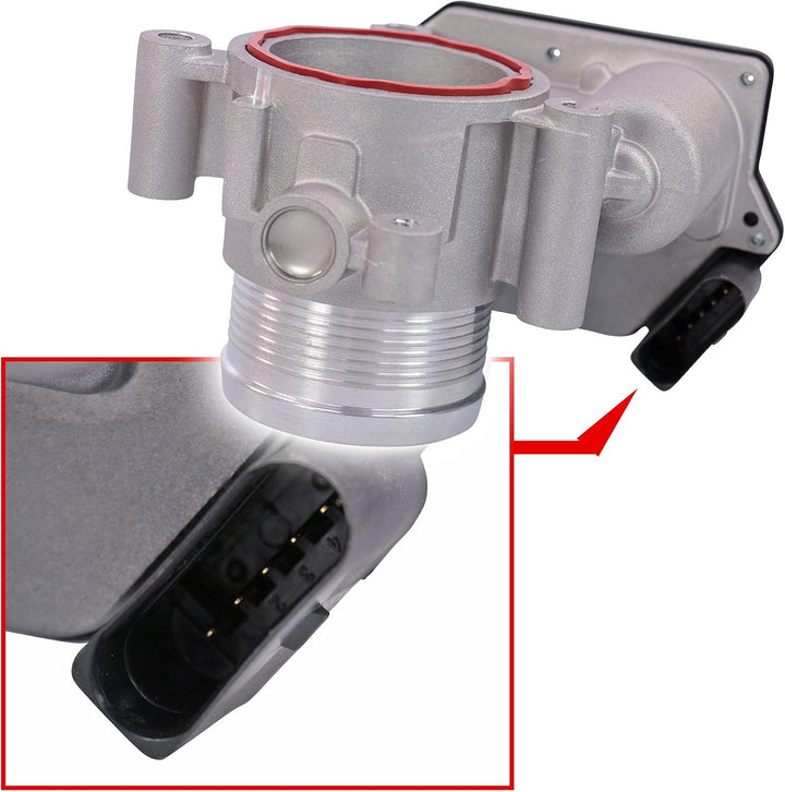 febi bilstein 46130 Drosselklappenstutzen mit Dichtung , 1 Stück