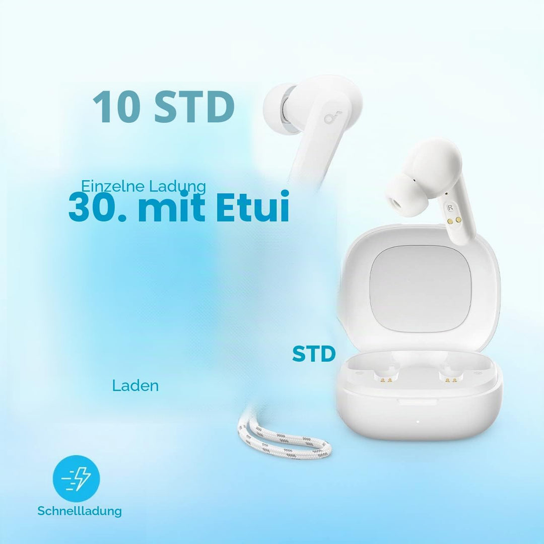 soundcore by Anker P20i Kabellose Bluetooth Kopfhörer in-Ear, 10mm Treiber, Bluetooth 5.3, Anpassbar