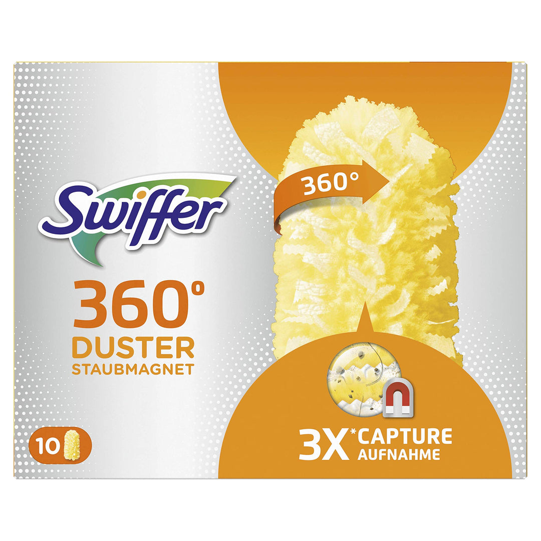 Swiffer 360° Duster Staubwedel Nachfüllpack, 10 Einheiten fängt/speichert Staub