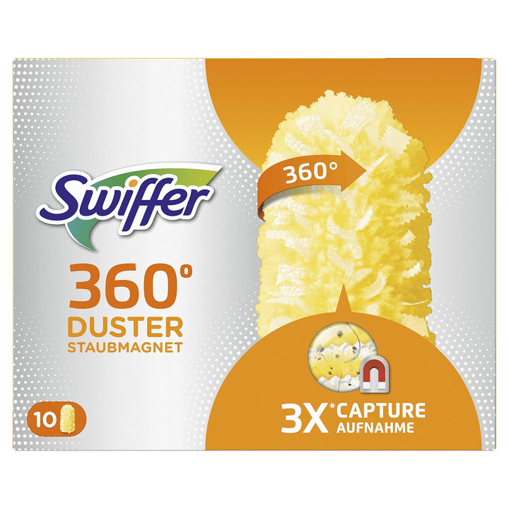 Swiffer 360° Duster Staubwedel Nachfüllpack, 10 Einheiten fängt/speichert Staub