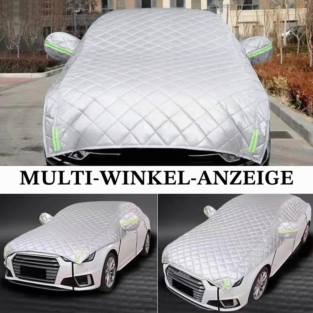 Autoabdeckung, 520x230cm Halbgaragenabdeckung Hagelschutz Auto Hageldecke für Autos Frontscheibenabd