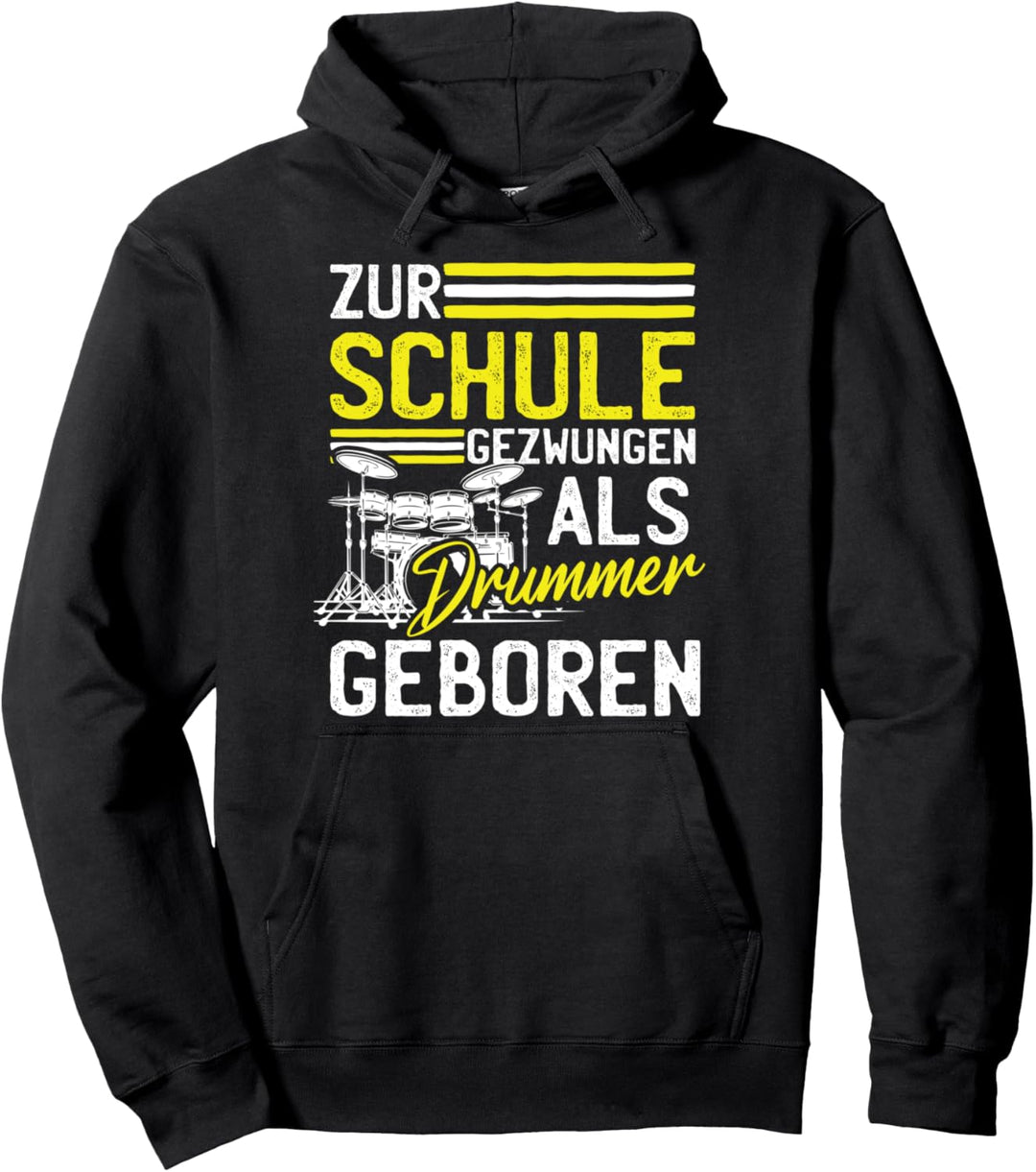 Drummer und Schlagzeuger Sprüche-Design I Musiker Motiv Pullover Hoodie