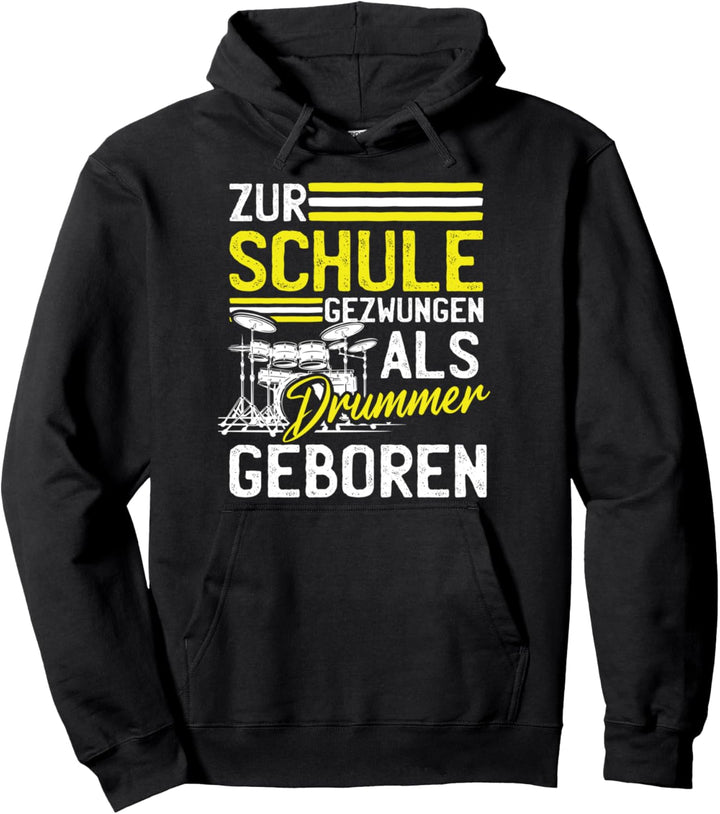 Drummer und Schlagzeuger Sprüche-Design I Musiker Motiv Pullover Hoodie