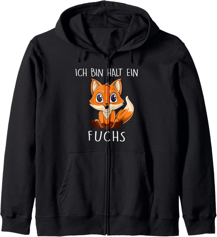 ich bin halt ein fuchs Kapuzenjacke