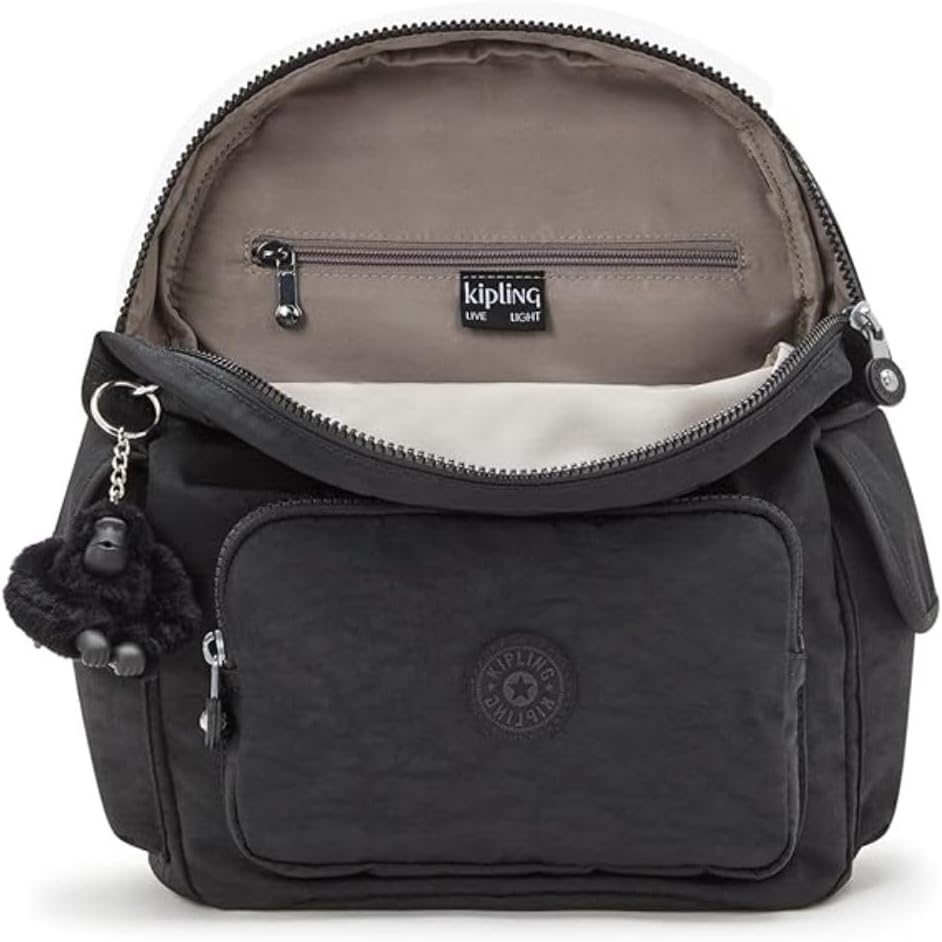 Kipling CITY PACK S Kleiner Rucksack Black Noir, Black Noir