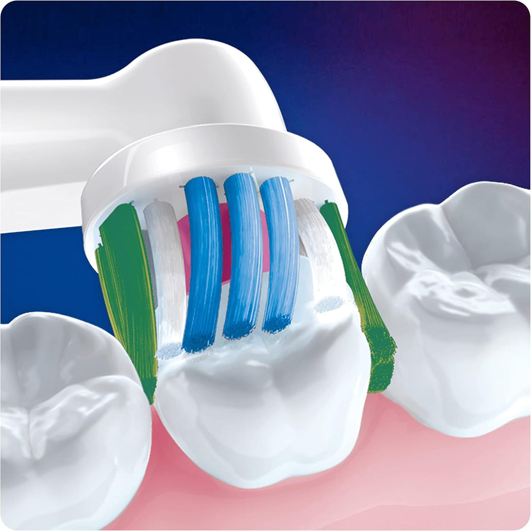 Oral-B 3D White, b眉rsten f眉r elektrische Zahnb眉rste mit CleanMaximiser-Technologie, 4 St眉ck. Weiss 4
