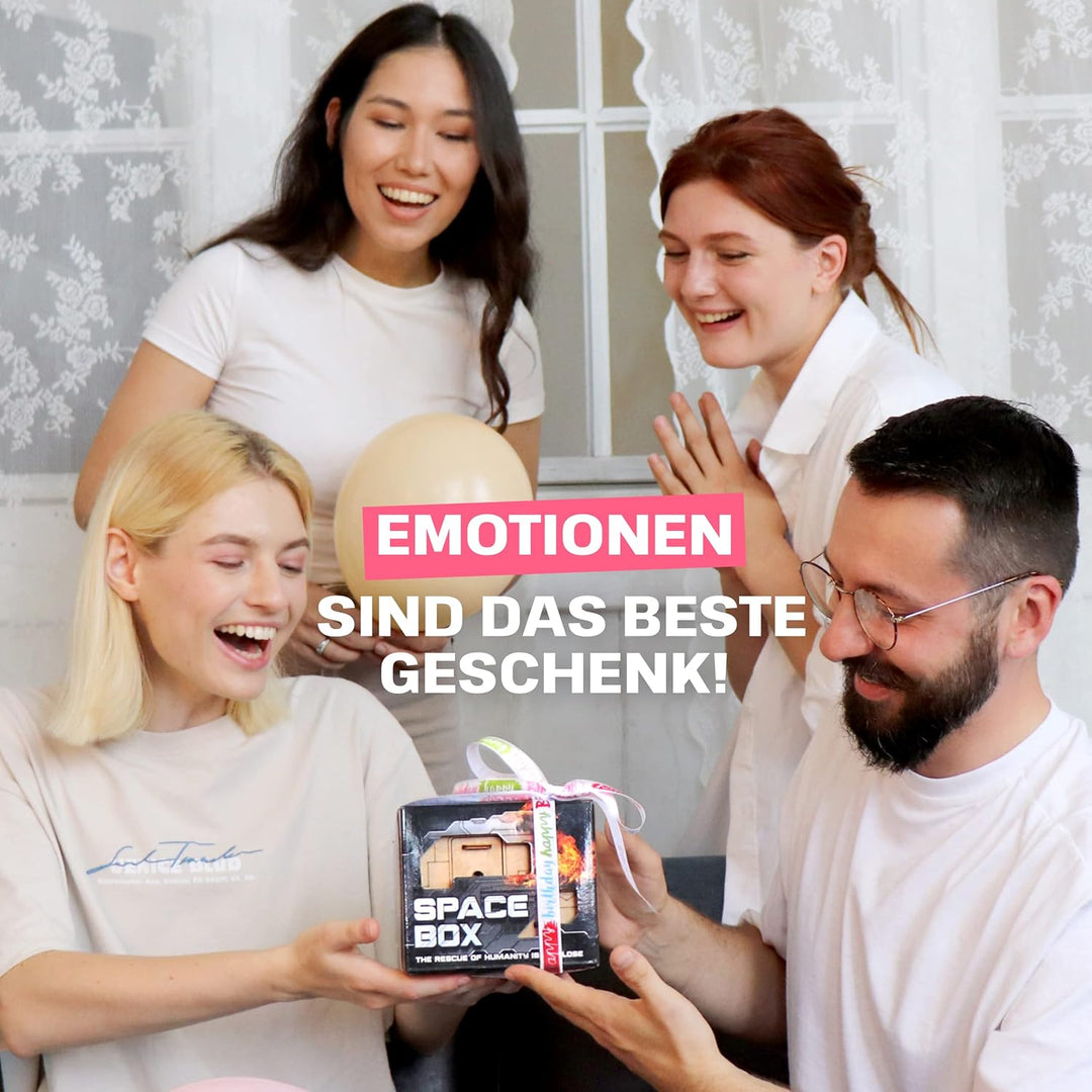 ESC WELT Space Box - Escape Room Spiel - Geschenke für Männer und Frauen - 3D Puzzle Box Spiele aus
