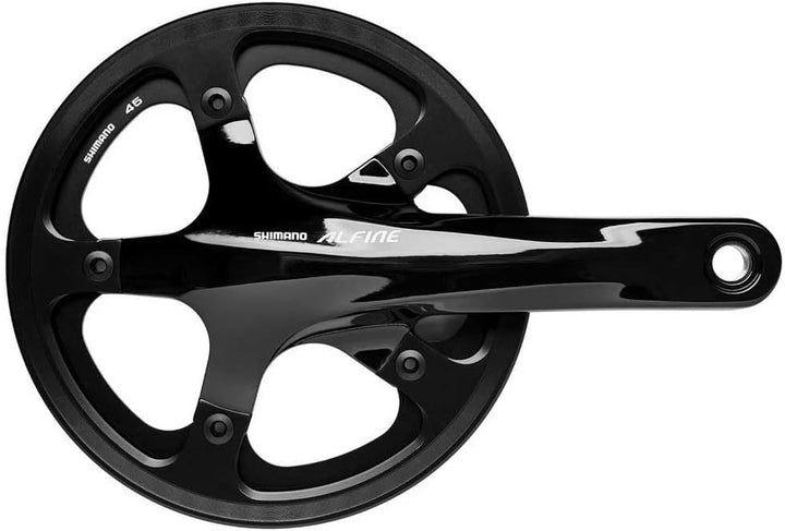 Shimano Unisex – Erwachsene Alfine Kettenradgarnitur, Schwarz, Einheitsgrösse