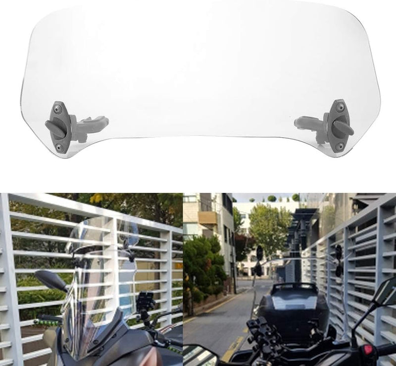 Vario Spoiler aufsatz + Universal Windshield Windshield Windshield Deflektor für Universal Windshiel
