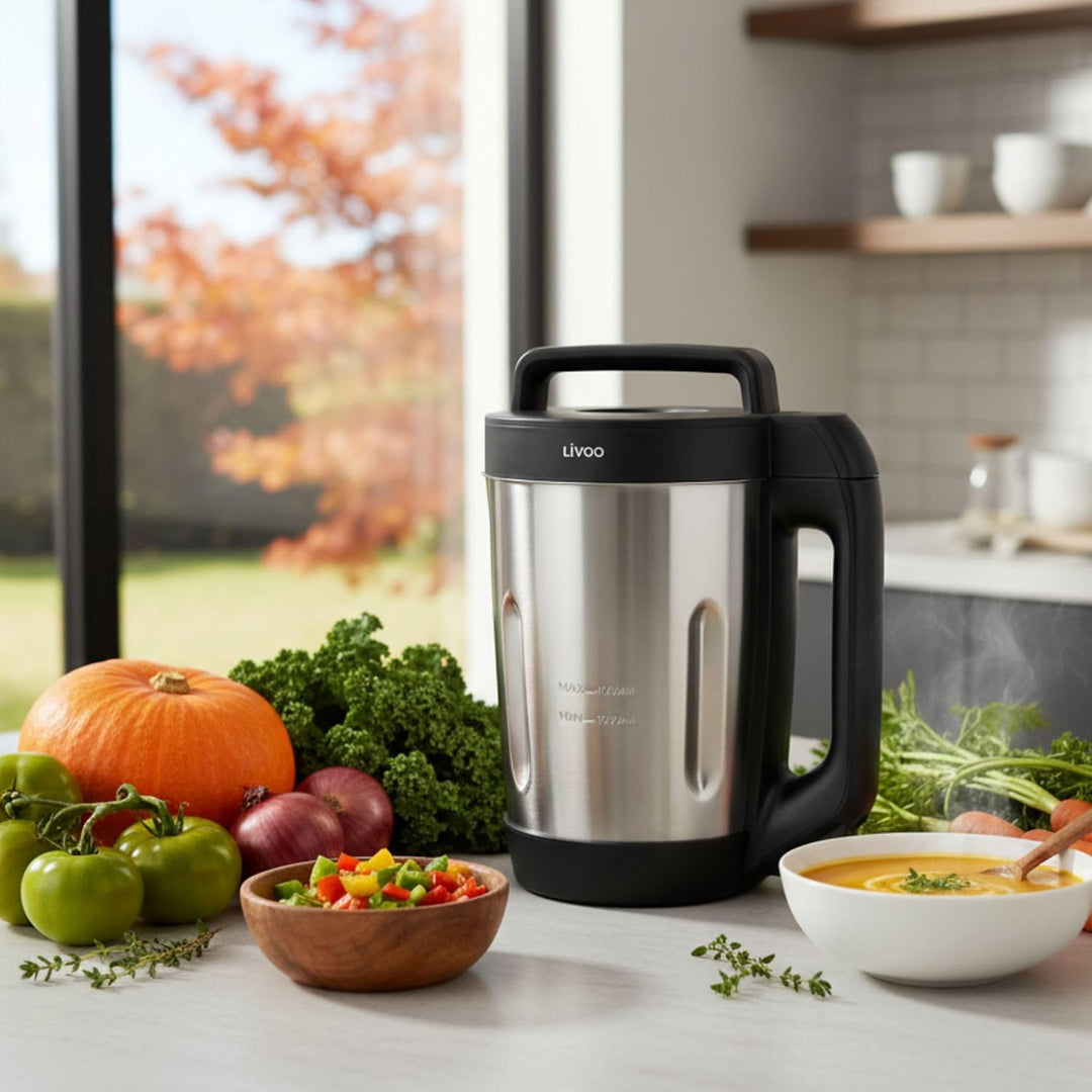Livoo - Standmixer mit Suppe DOP260N – 5 Funktionen, Zubereitung zwischen 20 und 30 Minuten