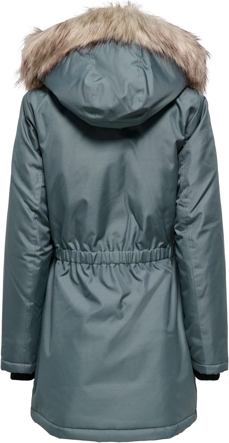 ONLY Female Langer Parka ONLIRIS Langer Parka XS Balsam Green, XS Balsam Green