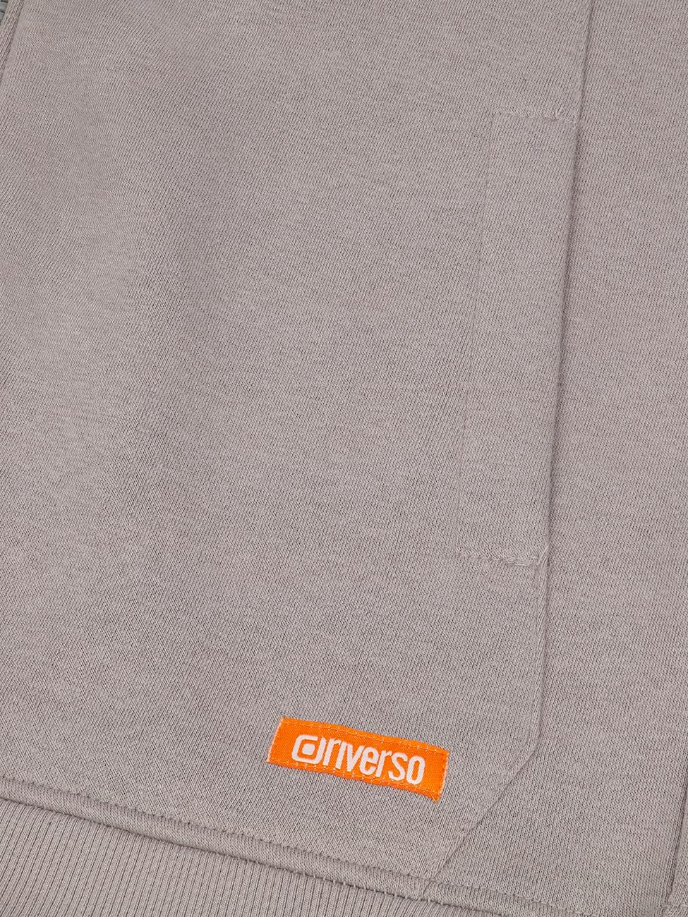 riverso Herren Kapuzenjacke RIVDanilo Hoodie Kapuzenpullover Reissverschluss Kapuze Hooded Jacke Bau