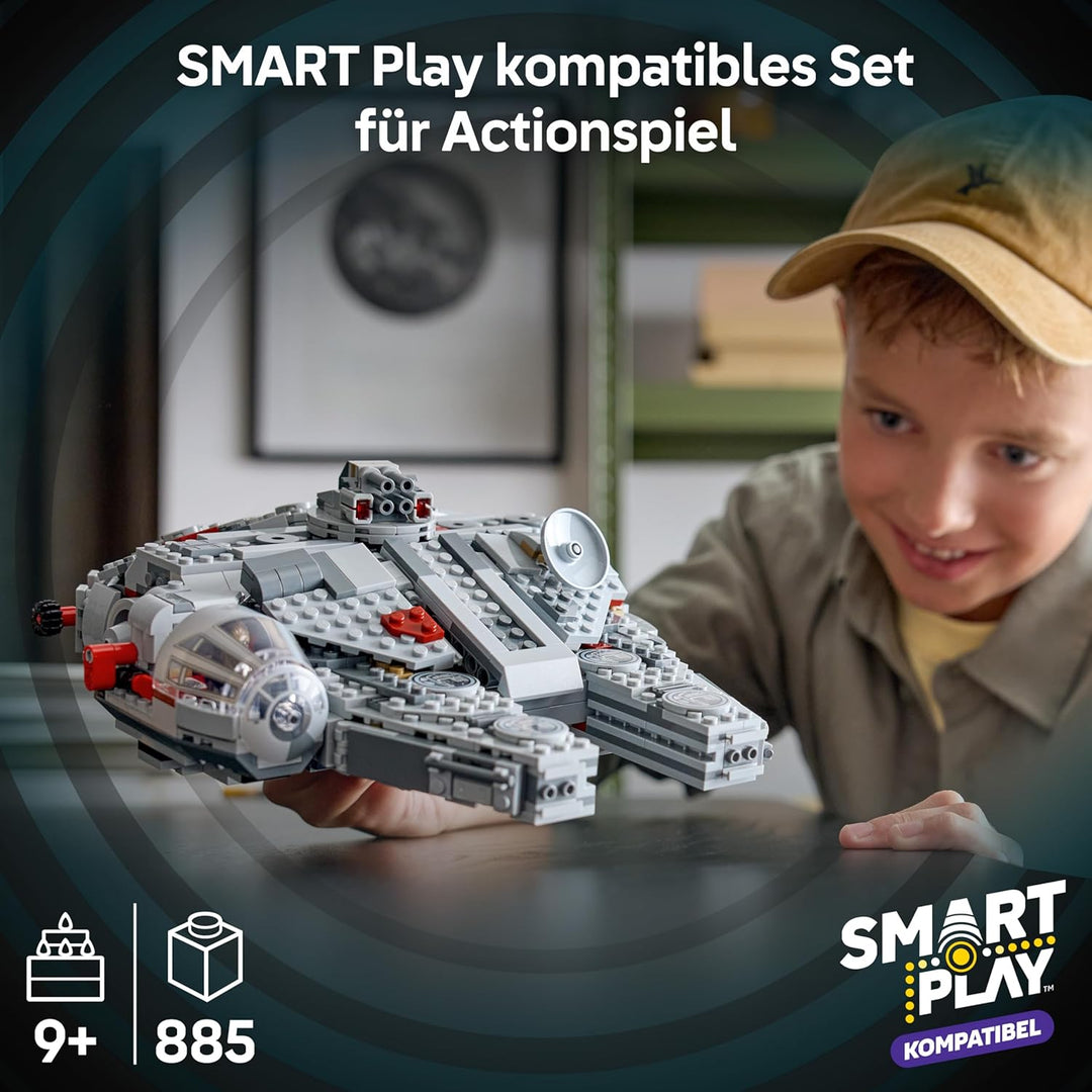 LEGO Star Wars 75426 SMART Play: Millennium Falke Modell - Kompatibles Interaktives Spielzeug inkl.