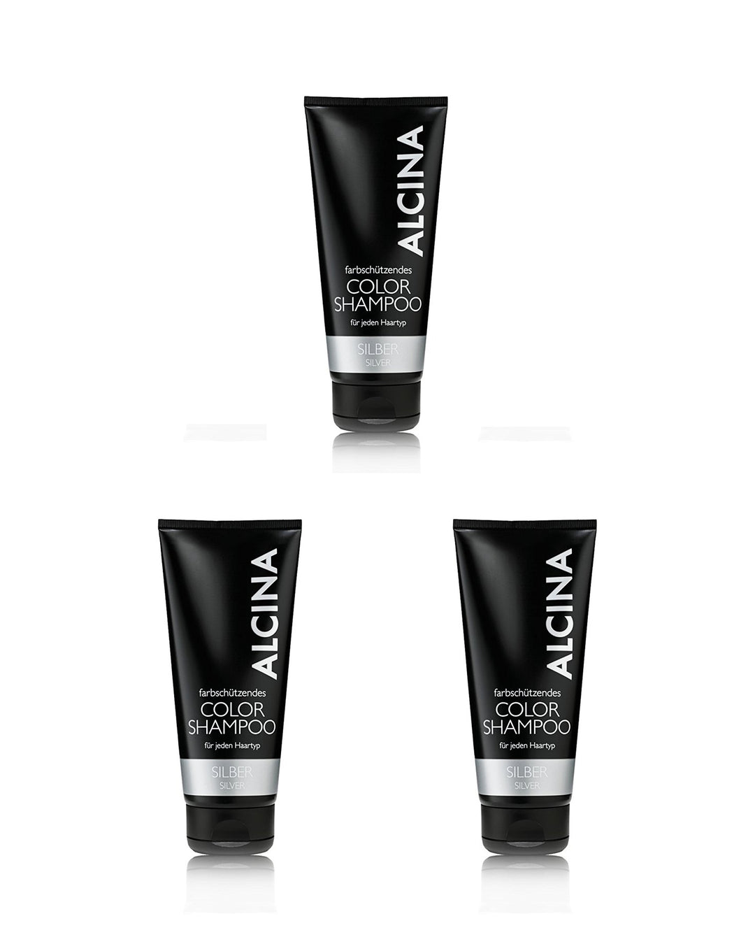Alcina Color Shampoo silber 3x200ml 200 ml (3er Pack), 200 ml (3er Pack)