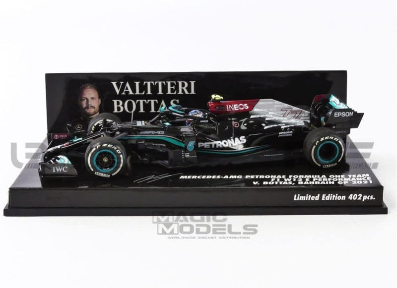 Minichamps 410210177 1:43 Mercedes-AMG Petronas Formula One Team W12 E Performance-Valtteri Bottas-B