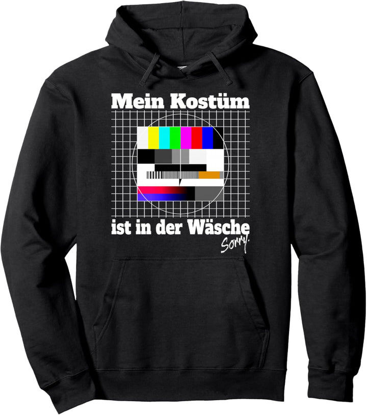 Mein Kostüm Ist In Der Wäsche Testbild Retro 80s Outfit 80er Pullover Hoodie