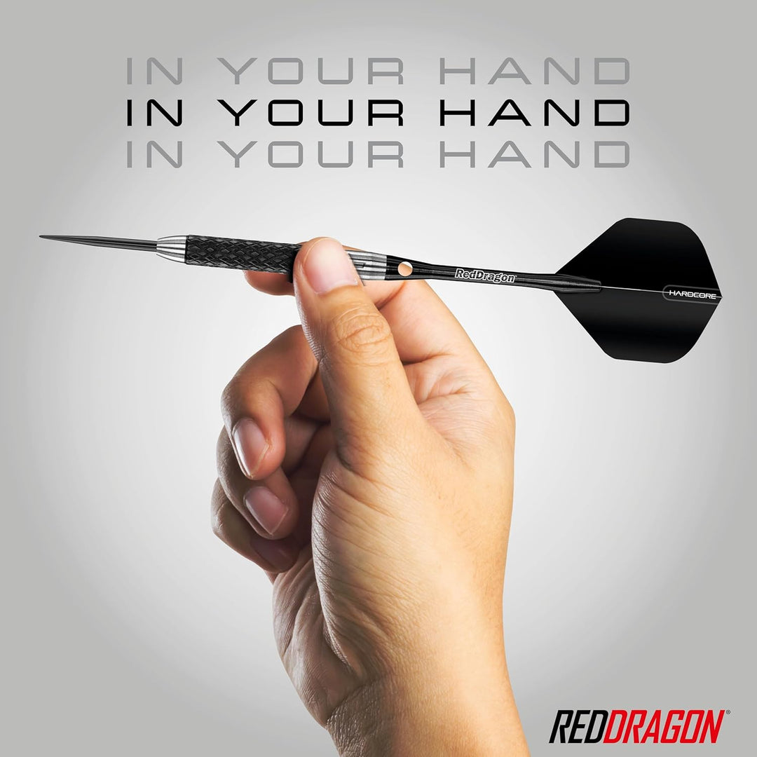 RED DRAGON Rat 26g, 28g, 25g, 30g, 32g oder 35g Tungsten Darts mit Flights und Schäfte 26.0 Gramm, 2
