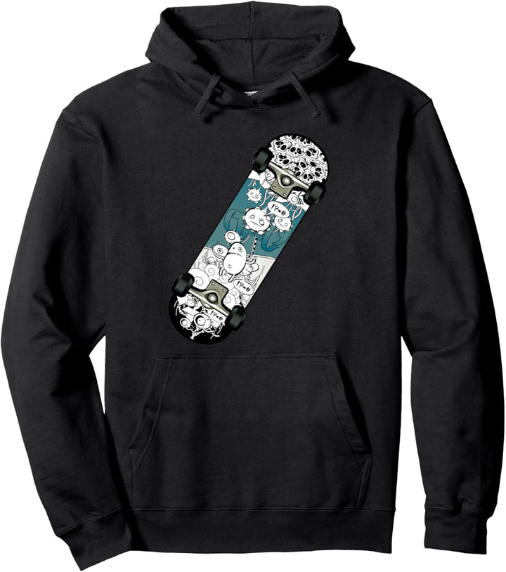Skaters Having Fun Pro Skateboarding-Geschenke für Teenager Jungen Pullover Hoodie