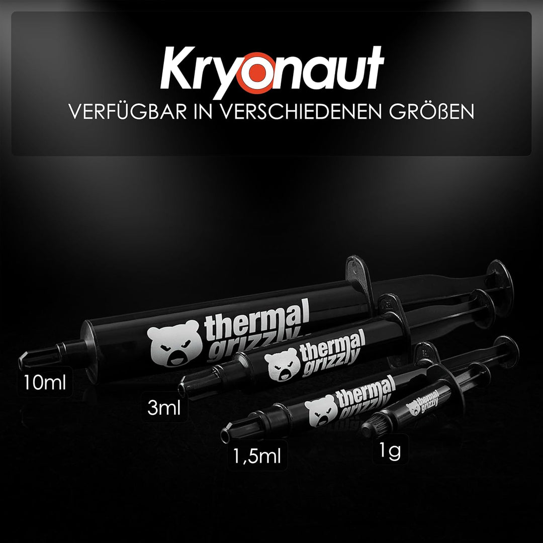 Thermal Grizzly 2X TG-K-001-RS Kryonaut 12,5 W/m · K 1 g Wärmeleitpaste (-200 bis 350 °C)