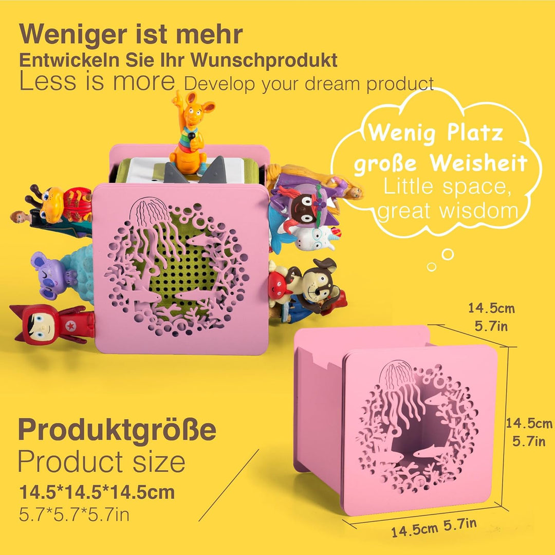 Metall Tonie Regal vollständig magnetisches Toniebox Regal Tonie aufbewahrung für bis zu 25-40 Figur