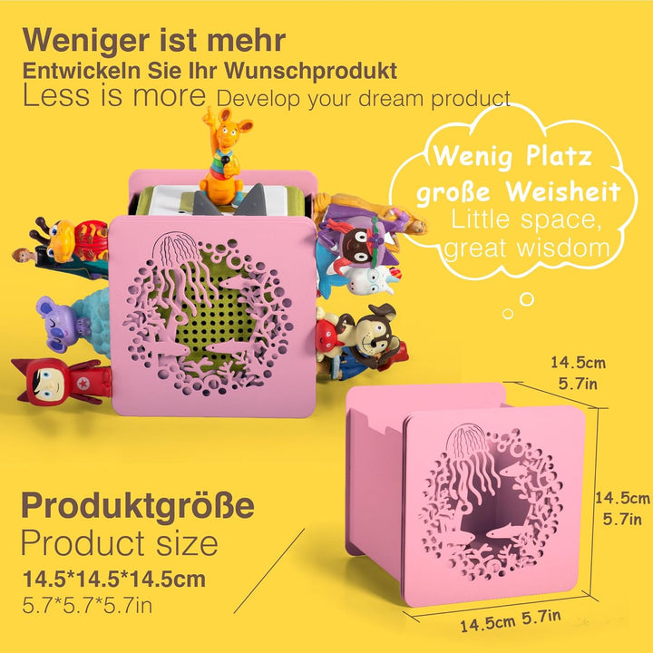 Metall Tonie Regal vollständig magnetisches Toniebox Regal Tonie aufbewahrung für bis zu 25-40 Figur