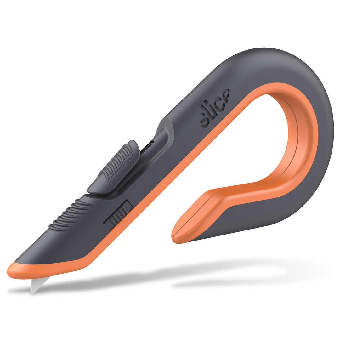 Slice 10400 Kartonmesser mit Haken-Griff • 3 mögliche Klingenpositionen • Sicherheitsmesser mit Kera