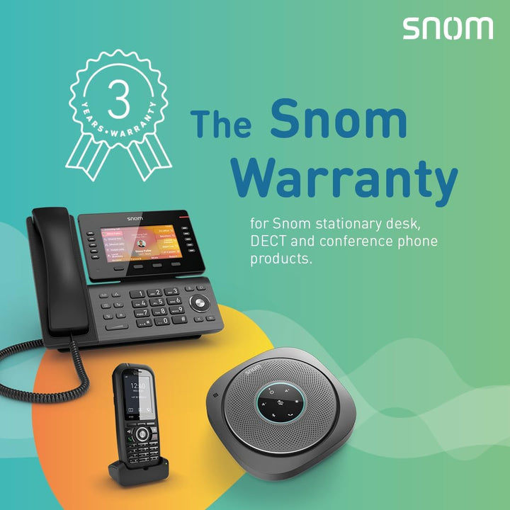 Snom M55 DECT Mobilteil mit Ladeschale, 2,4 Farbdisplay, Schnurlos, OTA Updates, Gürtel-Clip, Intui