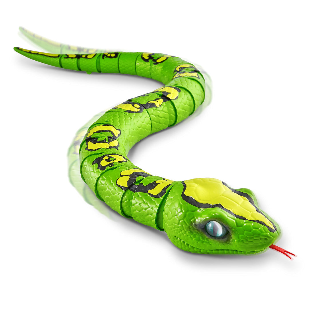 ROBO ALIVE König Python, Robotisches elektronisches Spielzeug Haustier, Ultra-Reale Bewegungen